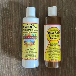 Maui babe browning lotion and after cream